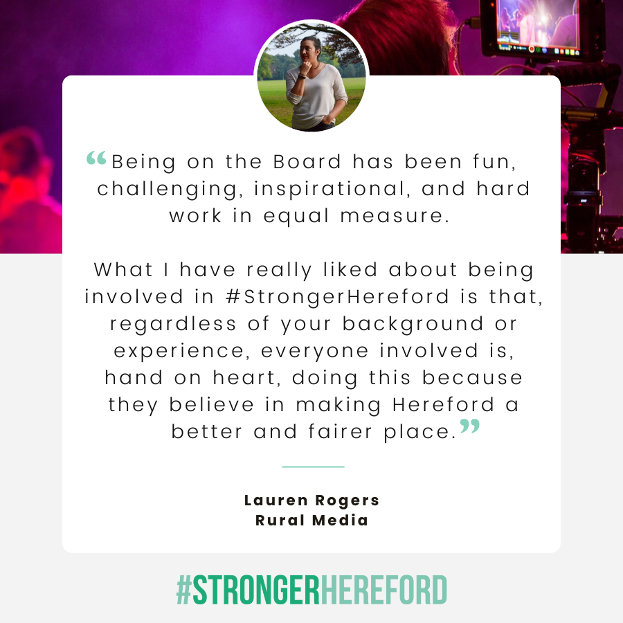 Testimonial from #StrongerHereford board member - Lauren Rogers of Rural Media